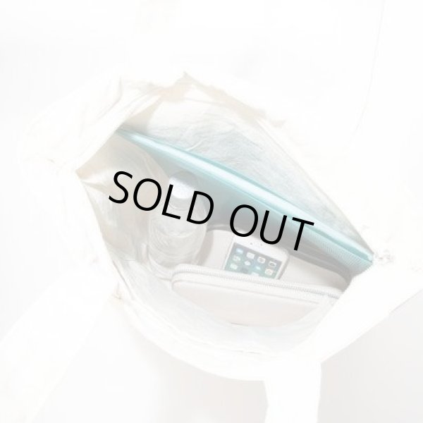 画像6: ビションイラストかわいい天ファスナー帆布キャンバストートバッグ／アイボリー (6)