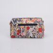 画像4: ＜リトンII＞色鮮やかでおしゃれな花柄2WAYポーチ＆ショルダーバッグ/グレイッシュピンク (4)