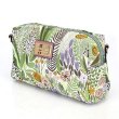 画像1: ＜リトンII＞色鮮やかでおしゃれな花柄2WAYポーチ＆ショルダーバッグ/グレイッシュピンク (1)