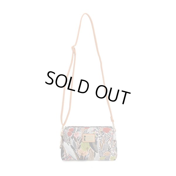 画像5: ＜リトン＞色鮮やかでおしゃれな花柄2WAYポーチ＆ショルダーバッグ/キャメル (5)