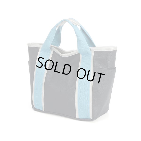 画像1: カラフルな配色のハンドバッグ【カラット】/ネイビー (1)