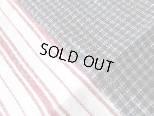 画像3: （訳あり）インド綿ストライプトートバッグ/Ｂ (3)