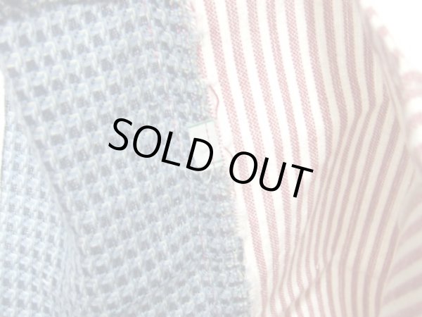 画像5: (訳あり）インド綿ストライプトートバッグ/Ｃ (5)