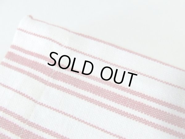 画像7: （訳あり）インド綿ストライプトートバッグ/F (7)