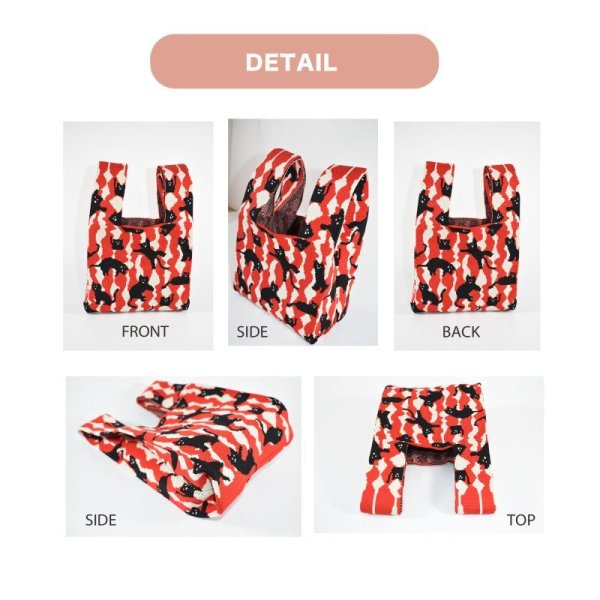 画像15: ＜値下げ＞人気おしゃれでかわいいカジュアル 軽量小さめニットバッグ（６柄有） (15)