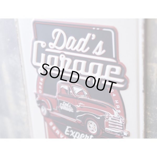 画像4: アンティークメタルエンボスプレート　S  [DAD'S GARAGE] (4)