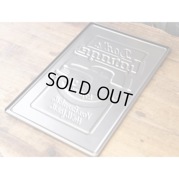 画像5: アンティークメタルエンボスプレート　S  [DAD'S GARAGE] (5)