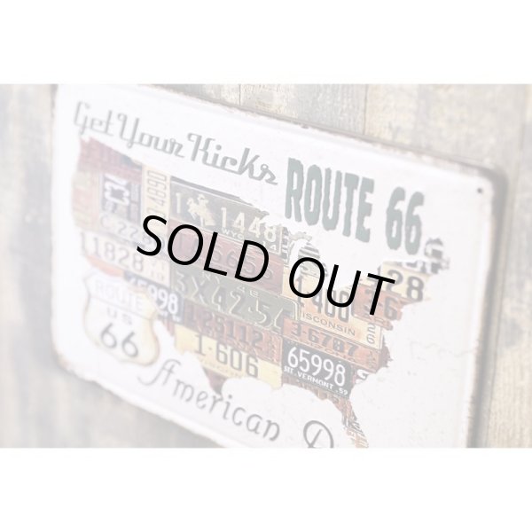 画像4: アンティークメタルエンボスプレート　S  [66 AMERICAN DREAM] (4)