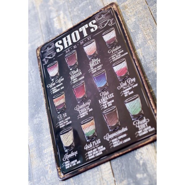 画像6: アンティークメタルエンボスプレート　S  [SHOTS]＜カクテル＞ (6)