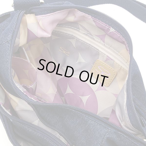 画像3: サボイSAVOY前ポケット２つ付きしっかり感のあるデニム地ショルダーバッグ (3)