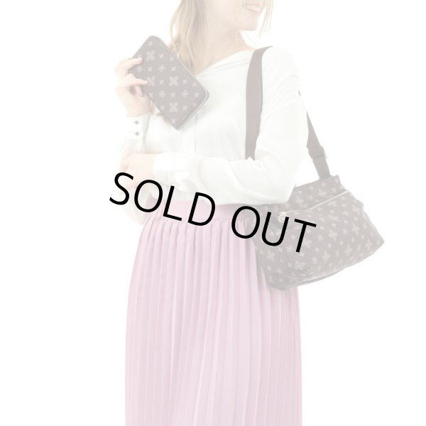 画像6: サボイ(SAVOY)フラワーモノグラム柄長財布レディース/ブラウンイエロー (6)