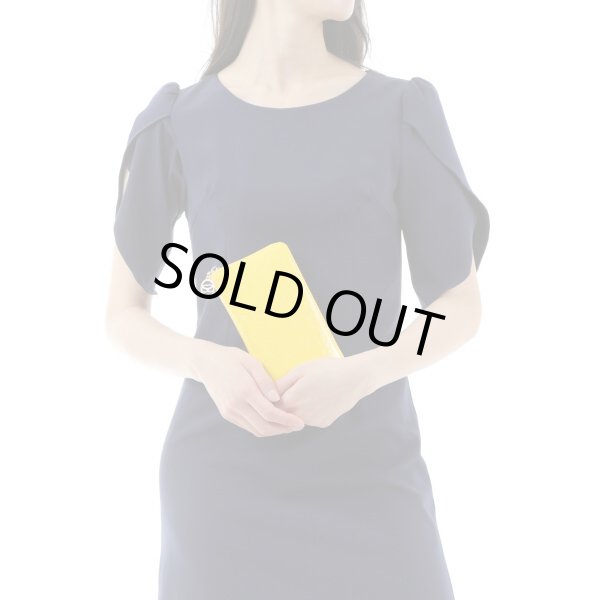 画像6: サボイ(SAVOY)エナメルにミニモノグラム柄を型押した長財布レディース/イエローブラウン (6)