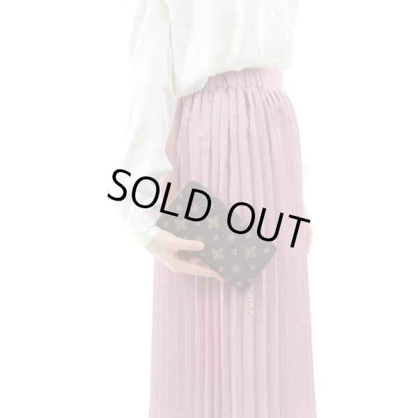 画像8: サボイ(SAVOY)フラワーモノグラム柄長財布レディース/ブラウンイエロー (8)