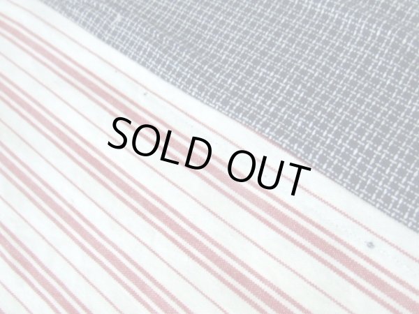 画像5: （訳あり）インド綿ストライプトートバッグ/F (5)