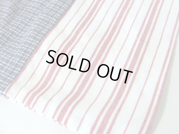 画像6: （訳あり）インド綿ストライプトートバッグ/F (6)