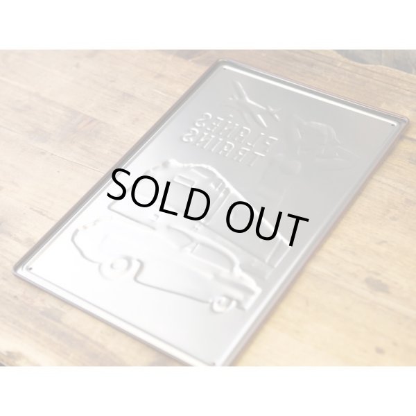 画像5: アンティークメタルエンボスプレート　S  [READY TO RIDE] (5)