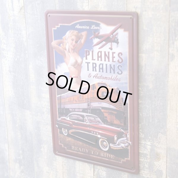 画像3: アンティークメタルエンボスプレート　S  [READY TO RIDE] (3)