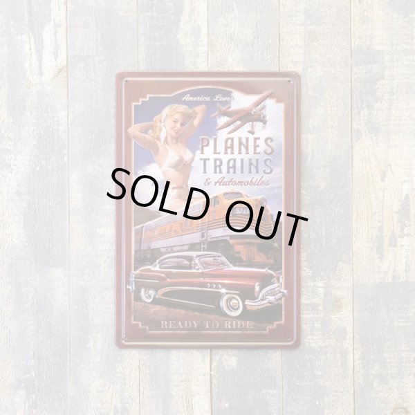 画像2: アンティークメタルエンボスプレート　S  [READY TO RIDE] (2)