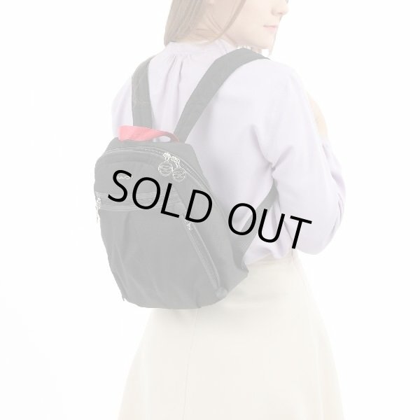画像8: サボイ(SAVOY)レディースシンプルデザイン小さめ撥水ナイロン素材リュック   (8)