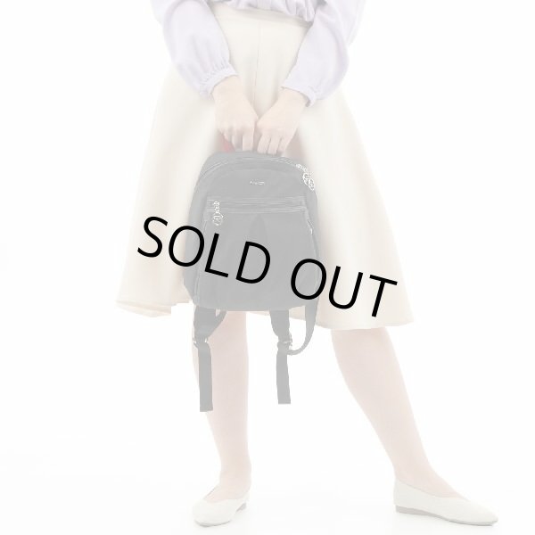 画像7: サボイ(SAVOY)レディースシンプルデザイン小さめ撥水ナイロン素材リュック   (7)