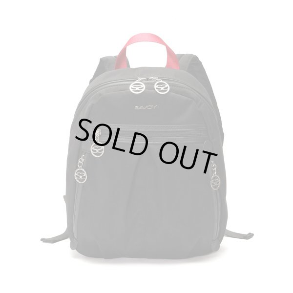 画像2: サボイ(SAVOY)レディースシンプルデザイン小さめ撥水ナイロン素材リュック   (2)