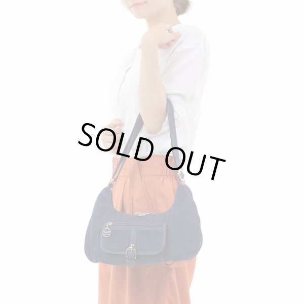 画像5: サボイSAVOY前ポケット付きデニム地ショルダーバッグ (5)