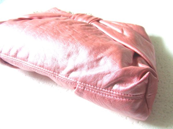 画像3: 【訳ありセール品】【値下げ】メタリック合皮ポシェット/ピンク (3)
