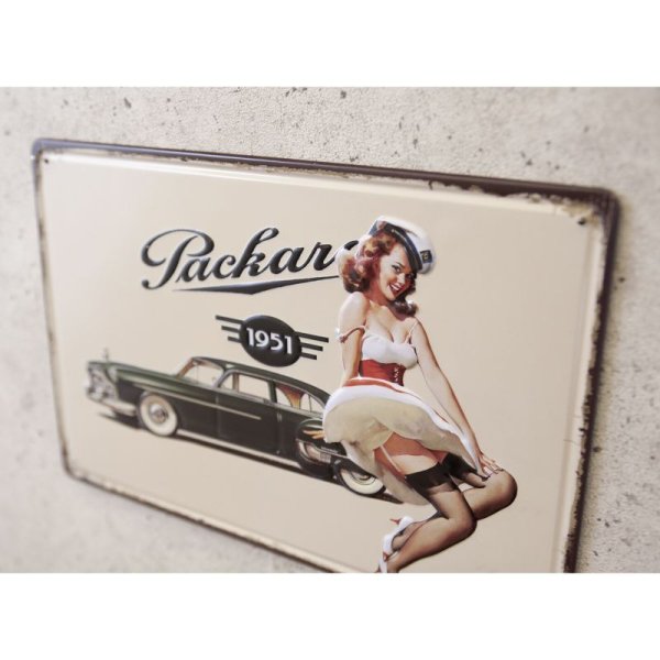 画像5: アンティークメタルエンボスプレート "Packard 1951" (5)