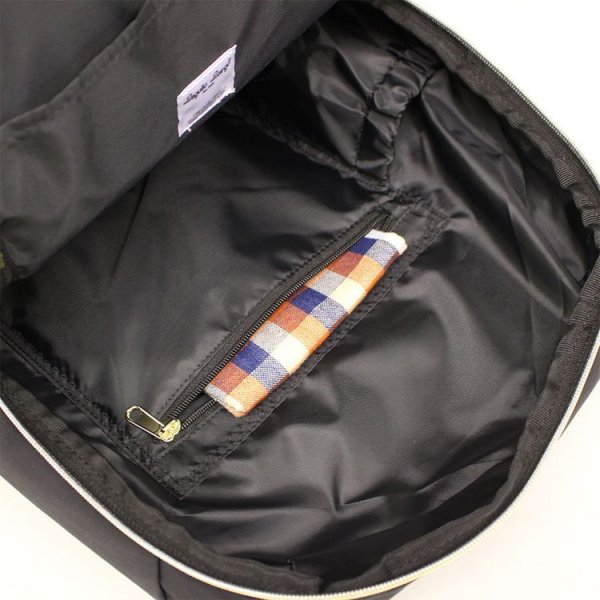 画像12: Legato Largo(レガートラルゴ) 洗濯機で洗えるにこだわった７ポケットナイロン リュック（２色有） (12)