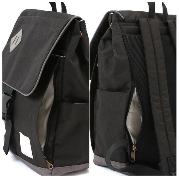 画像13: 人気のアネロ グランデ１０ポケット撥水テールフラップリュック M  （２色有） (13)