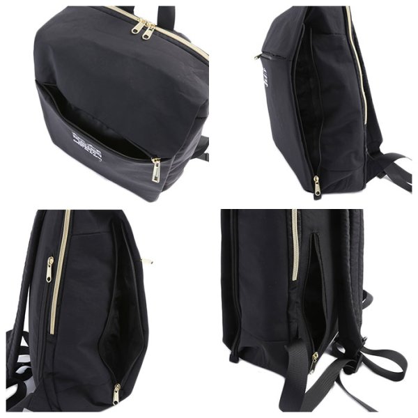 画像8: Legato Largo(レガートラルゴ) 洗濯機で洗えるにこだわった７ポケットナイロン リュック（２色有） (8)