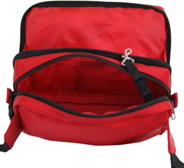 画像13: 大容量メンズ＆レディース機能満載軽量ウエストバッグ（６色有） (13)