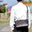 画像20: シンプルレザーかっこいい小さめサイズ合皮ショルダーバッグ（６色有） (20)