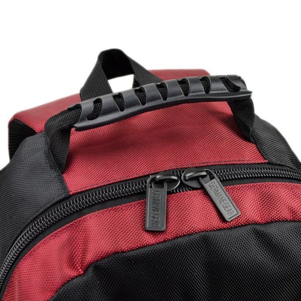 画像10: 通勤通学ビジネスにおすすめ！ジャーメインギアＰＣ対応メンズリュックサック２０Ｌ黒 (10)