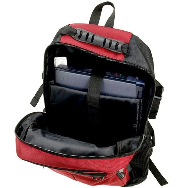 画像11: 通勤通学ビジネスにおすすめ！ジャーメインギアＰＣ対応メンズリュックサック２０Ｌ黒 (11)