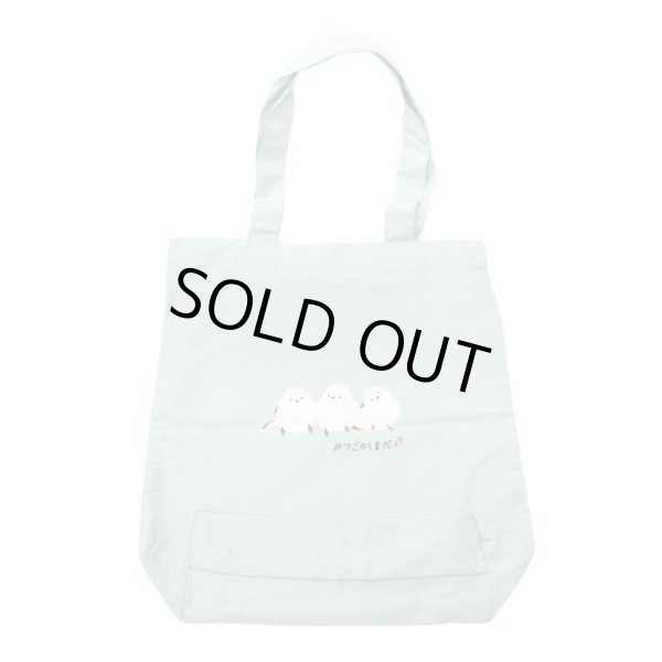 画像4: シマエナガ・ラージしまだトートバッグ軽くて大容量/ブルー (4)