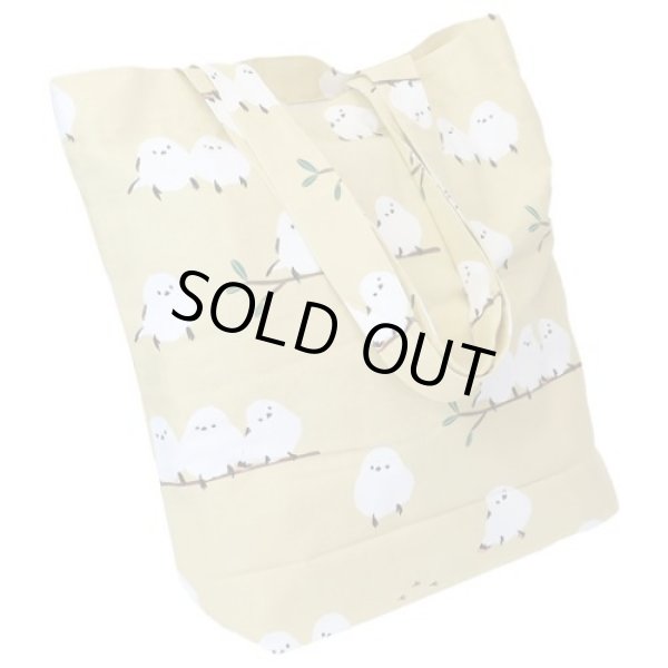 画像5: シマエナガ・キノエダしまださんトートバッグ軽くて大容量/ブルー (5)