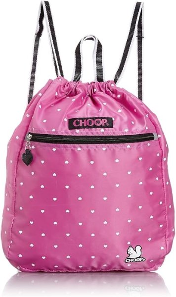 画像4: ＜sale＞シュープCHOOPハートがいっぱいプリントされた女の子向けかわいいナップサック（３色有） (4)