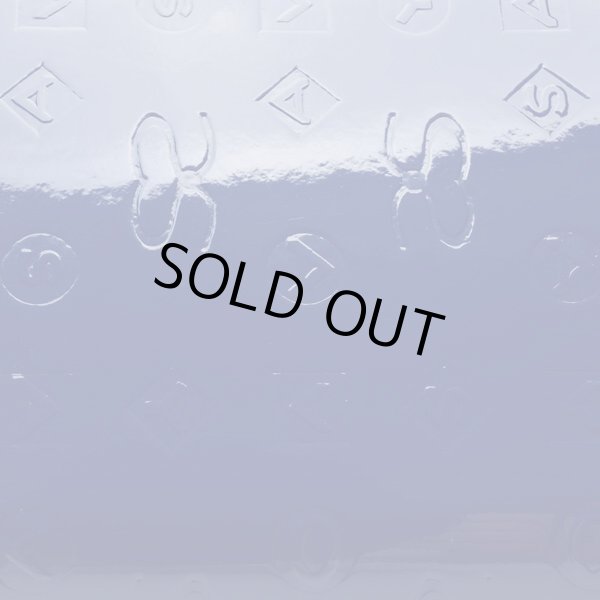 画像4: サボイ(SAVOY)エナメルにミニモノグラム柄を型押した長財布レディース/ブルーホワイト (4)