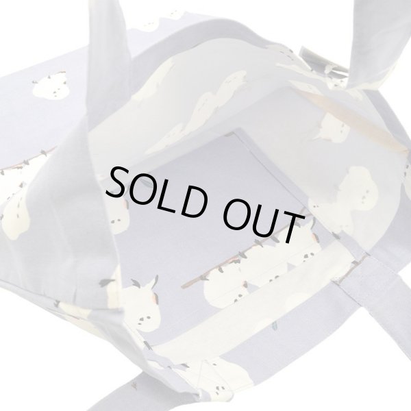 画像8: シマエナガ・キノエダしまださんトートバッグ軽くて大容量/ブルー (8)