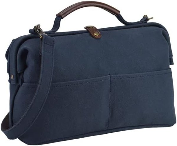 画像6: 鞄の国日本製撥水帆布ミニダレス2wayボストンバッグ（２色有） (6)