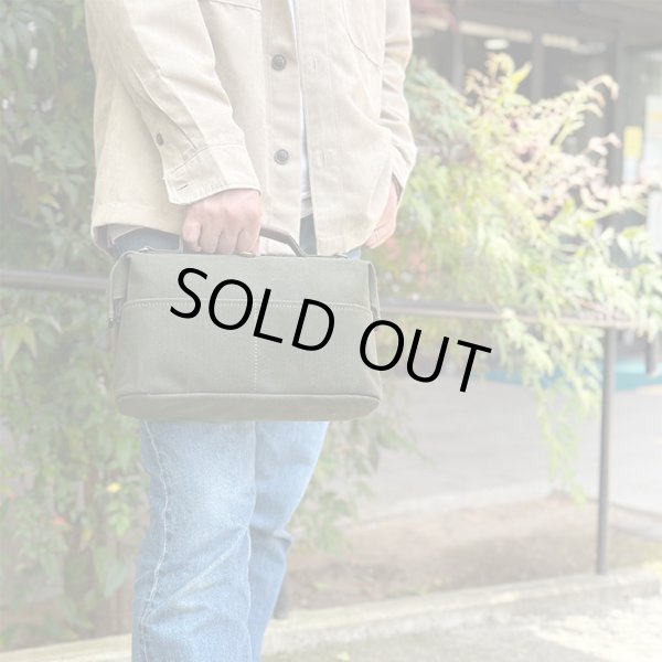 画像4: 鞄の国日本製撥水帆布ミニダレス2wayボストンバッグ（２色有） (4)