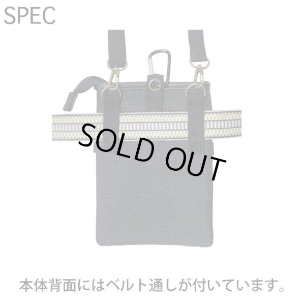 画像6: メンズ・レディース桜刺繍がきれいで機能的な3wayシザーバッグ（２色有） (6)