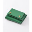 画像4: ＜sale＞本革レザーRenameシンプルなレトロ調３つ折りコンパクト財布ユニセックス（２色有） (4)
