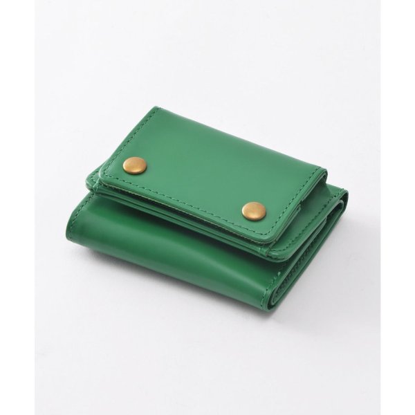 画像4: ＜sale＞本革レザーRenameシンプルなレトロ調３つ折りコンパクト財布ユニセックス（２色有） (4)