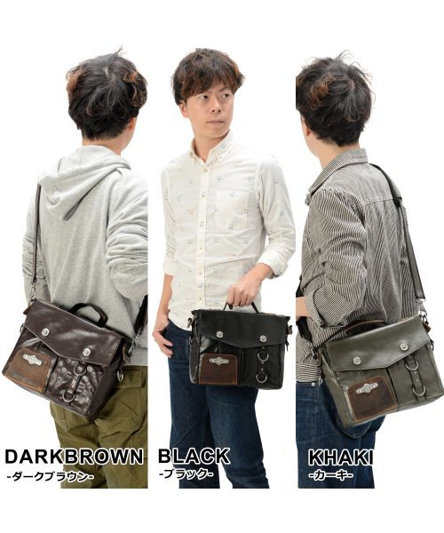 画像17: メンズDEVICE gear２wayショルダーバッグ （３色有） (17)
