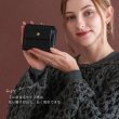 画像2: Rename 合皮がま口二つ折り財布/ブラック (2)