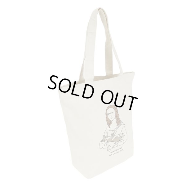 画像3: レディース絵画グラフィックキャンバストートバッグ／ヒマワリ (3)