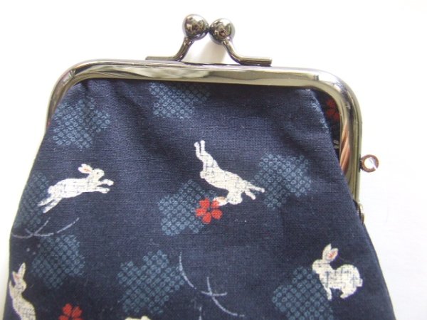 画像11: 和柄が可愛い縦型がま口財布（３色有） (11)