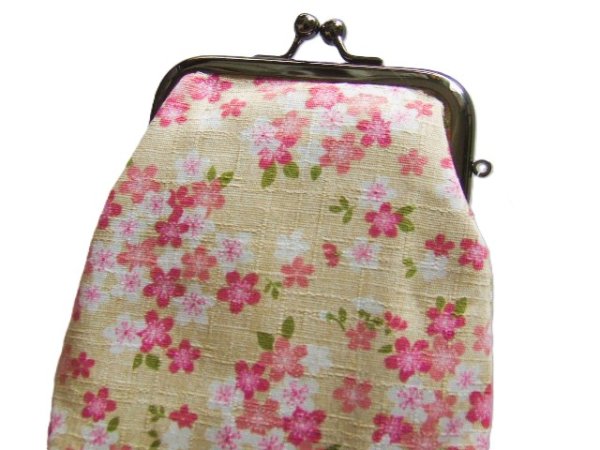 画像5: 和柄が可愛い縦型がま口財布（３色有） (5)